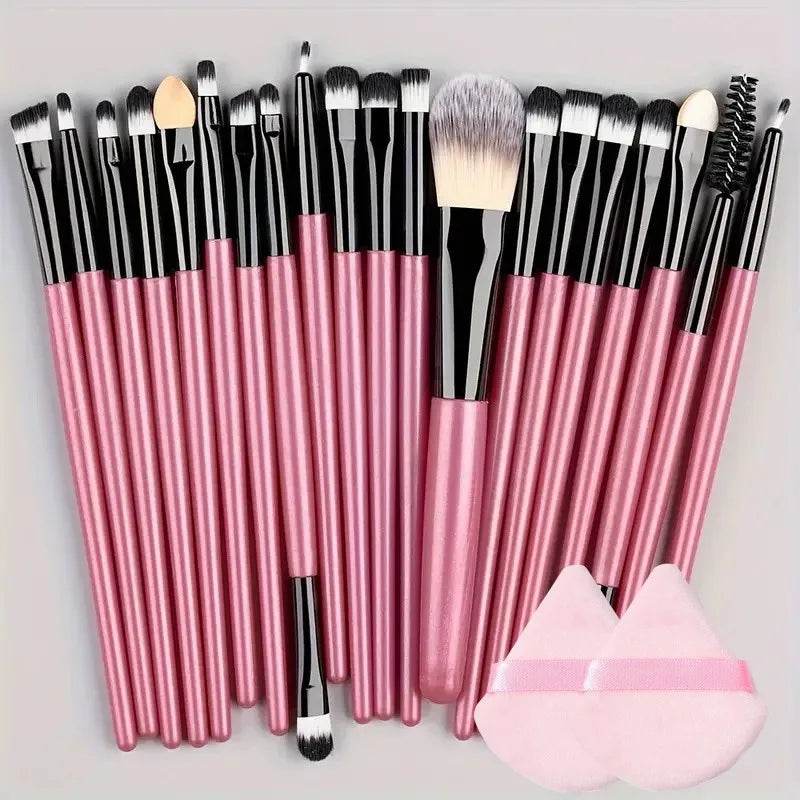 20Pcs Makeup Brush Set Eyeliner Brush Blending Brush Makeup Brushes for Cheeks Eye Cosmetic Foundation Brush Make Up Brushes Set - TajarPro