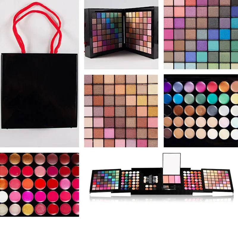 177 Color Makeup Set Including Eyeshadow Palette Blush lip Gloss Concealer,All-in-one Women's Makeup et,Complete Set with Mirror - TajarPro