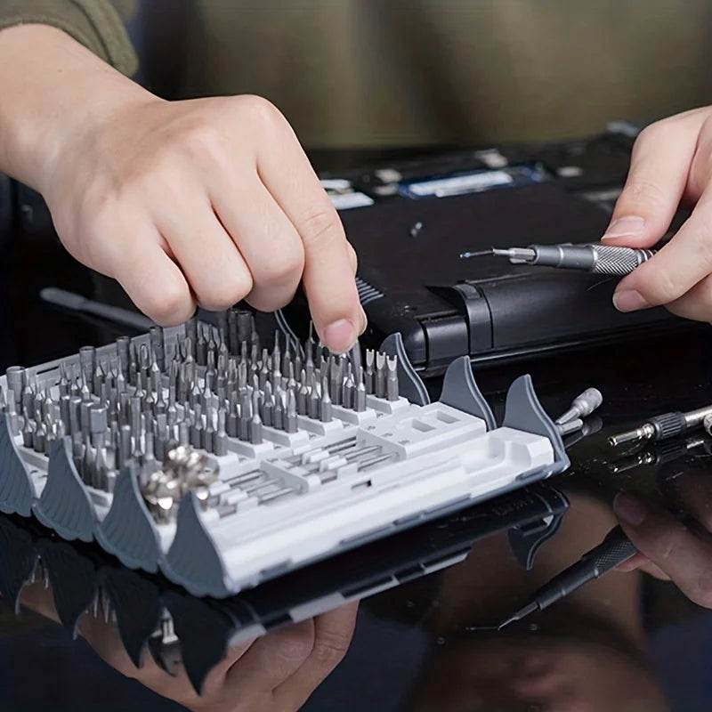 128 in 1 Precision Screwdriver Set Magnetic Phillips Torx Screw Driver Bits Portable Professional Electronic Repair Tool Set - TajarPro