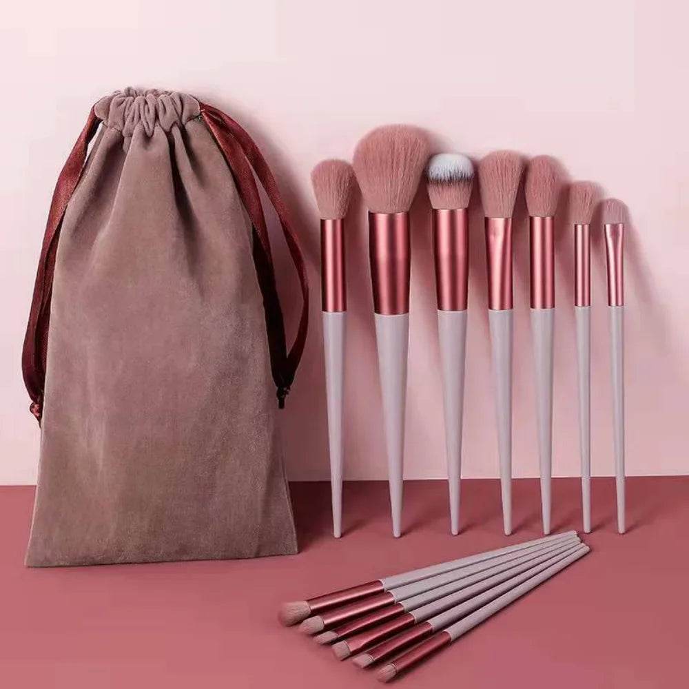 13Pcs Makeup Brush Set Make Up Concealer Brush Blush Powder Brush Eye Shadow Highlighter Foundation Brush Cosmetic Beauty Tools - TajarPro