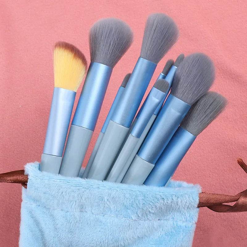 13Pcs Makeup Brush Set Make Up Concealer Brush Blush Powder Brush Eye Shadow Highlighter Foundation Brush Cosmetic Beauty Tools - TajarPro