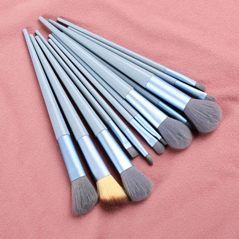 13Pcs Makeup Brush Set Make Up Concealer Brush Blush Powder Brush Eye Shadow Highlighter Foundation Brush Cosmetic Beauty Tools - TajarPro
