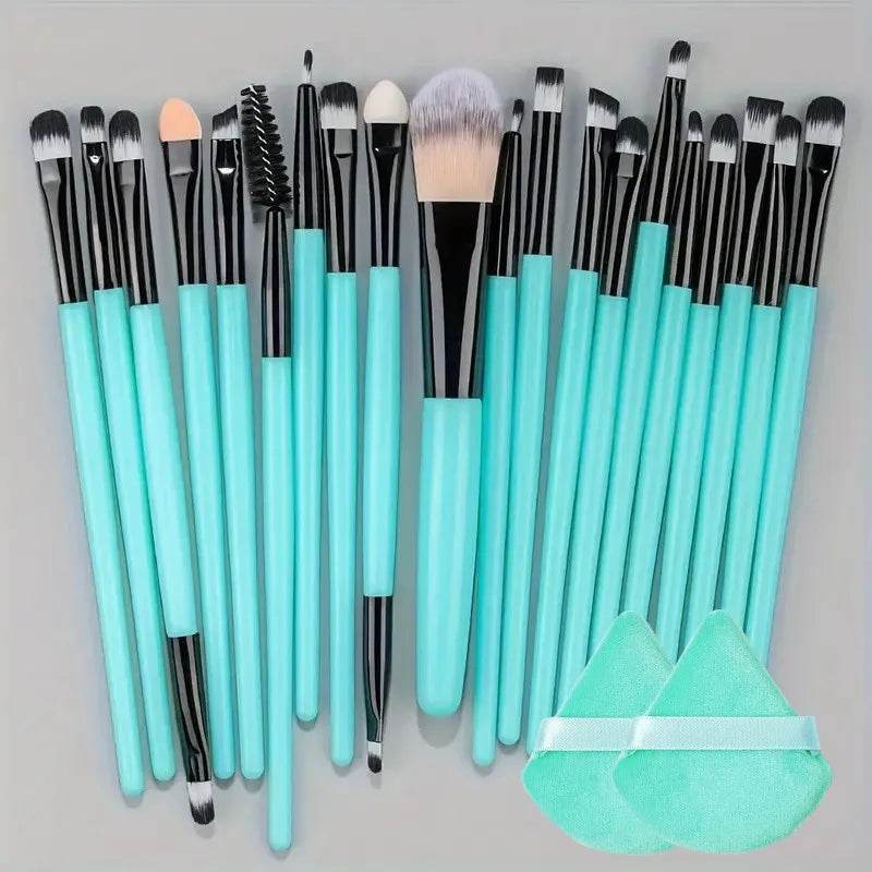 20Pcs Makeup Brush Set Eyeliner Brush Blending Brush Makeup Brushes for Cheeks Eye Cosmetic Foundation Brush Make Up Brushes Set - TajarPro