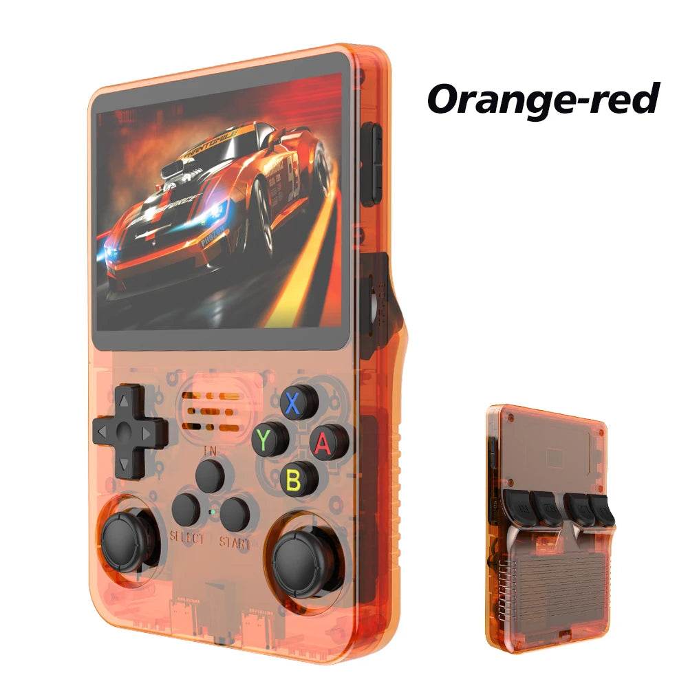 128G R36S Retro Handheld Video Game Console Linux System 3.5 Inch IPS Screen R35s Pro Portable Pocket Video Player 64GB Games - TajarPro