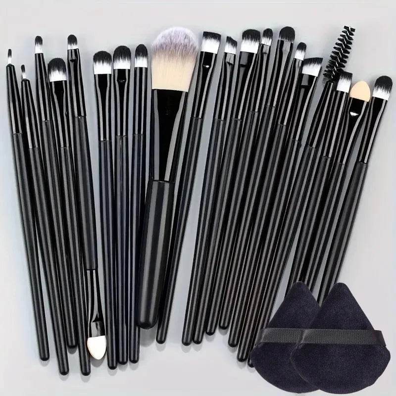 20Pcs Makeup Brush Set Eyeliner Brush Blending Brush Makeup Brushes for Cheeks Eye Cosmetic Foundation Brush Make Up Brushes Set - TajarPro