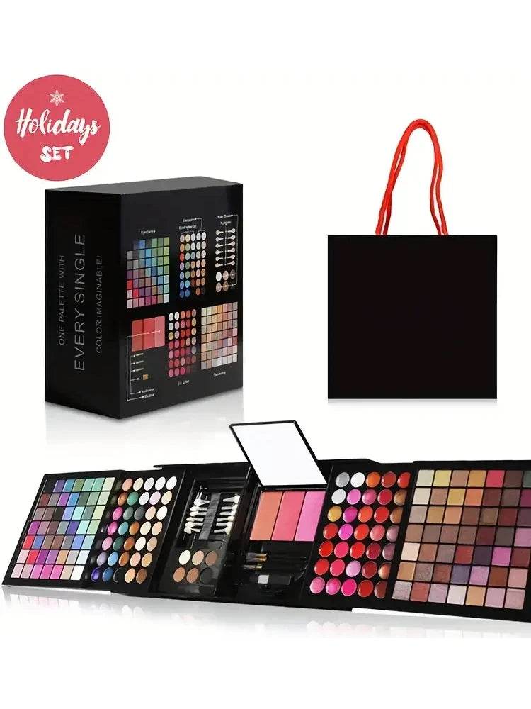 177 Color Makeup Set Including Eyeshadow Palette Blush lip Gloss Concealer,All-in-one Women's Makeup et,Complete Set with Mirror - TajarPro
